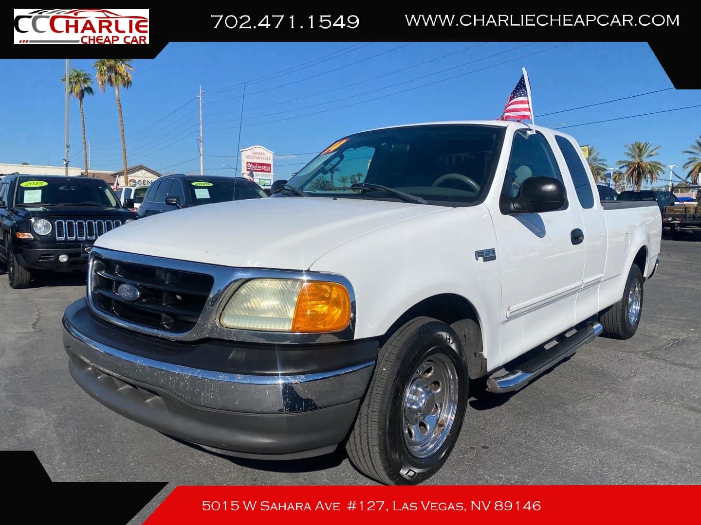 2004 Ford F150 (Heritage) Super Cab XLT, White — Charlie Cheap Car, Las Vegas