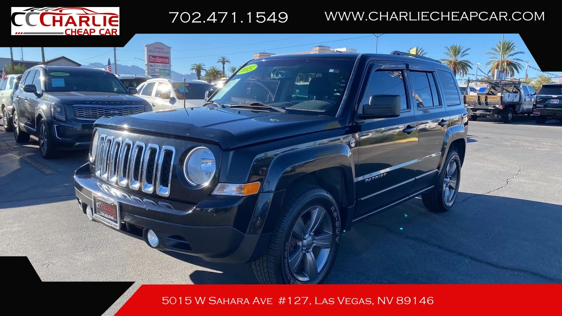 2015 Jeep Patriot High Altitude Edition, Black — Charlie Cheap Car, Las Vegas